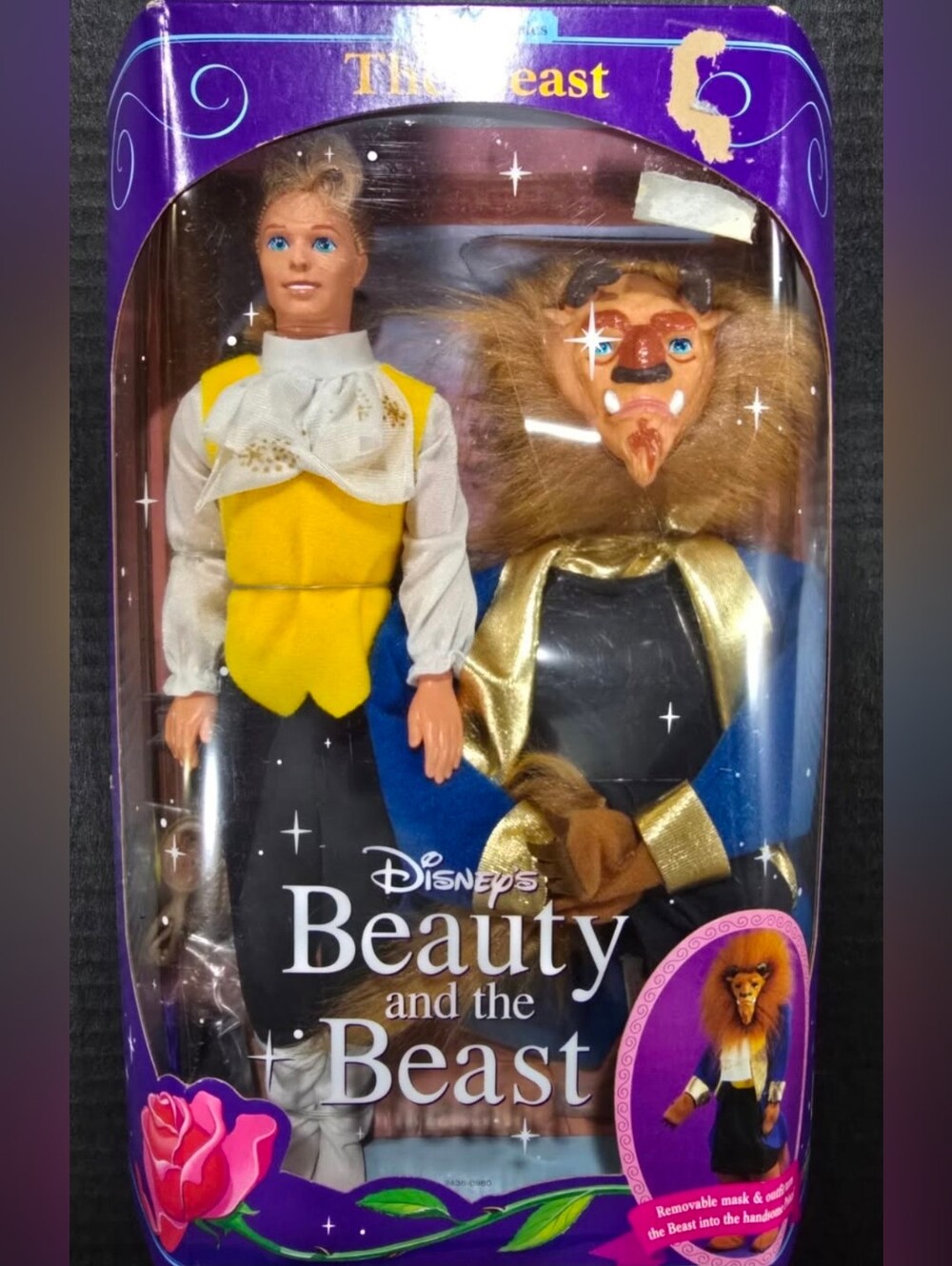 Disney Classics Beauty and The Beast "The Beast" Doll 1991 Mattel NIB #2436